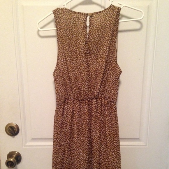 H&M Women's  US 4 Animal Print Beige Brown Dress‎ - Picture 2 of 7